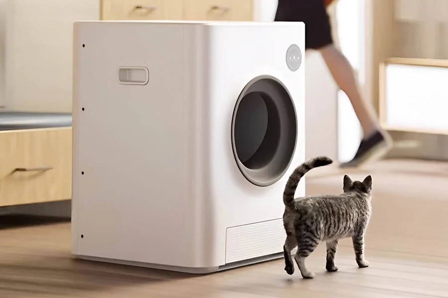 self cleaning litter box